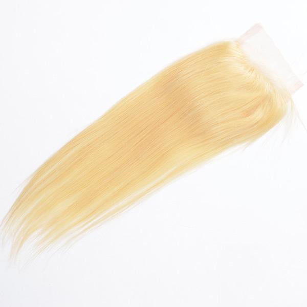 613 Blonde Straight Closure